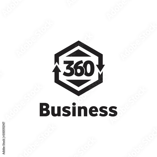 Business 360 Logo Template simple