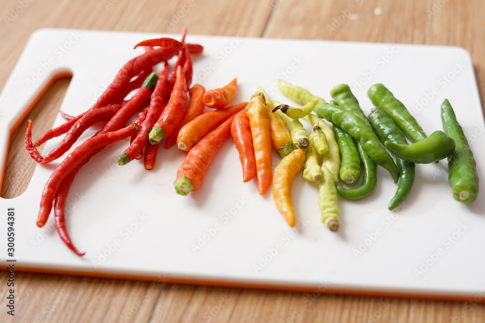 Colorful chili Colorful chili