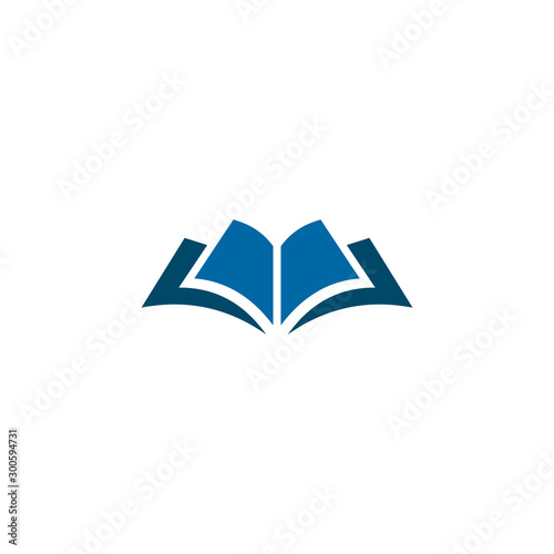 Book logo design vector template