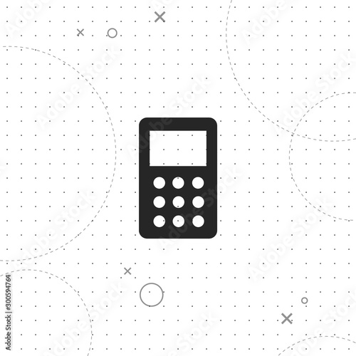 Calculator, calculation, vector best flat icon on texture background , EPS 10