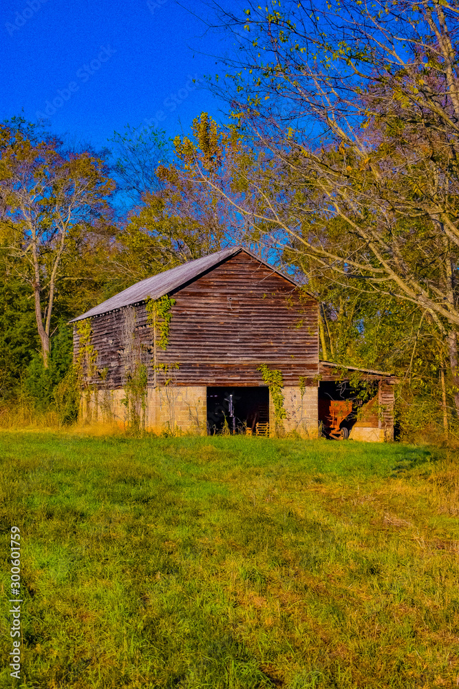 old barn in autumn old barn in autumn