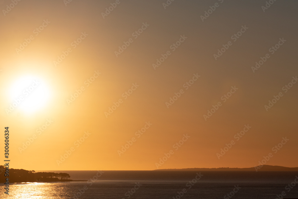 Pôr do sol em  Punta del Leste, Uruguai