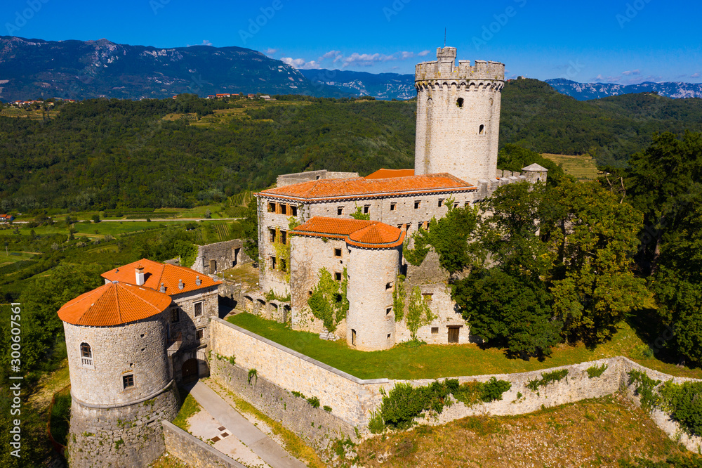 Castle Branik (Rihemberk). Nova Gorica. Slovenia