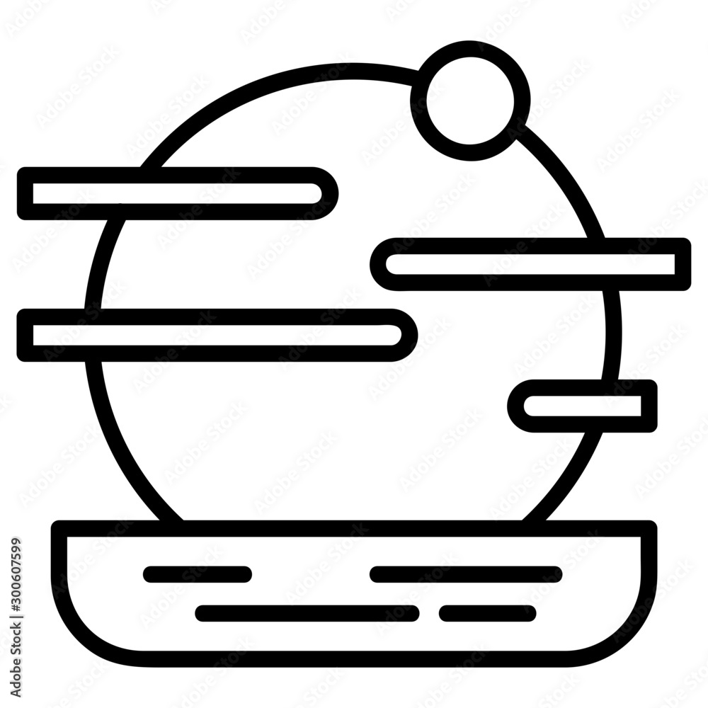 a outline icon for sea a outline icon for sea