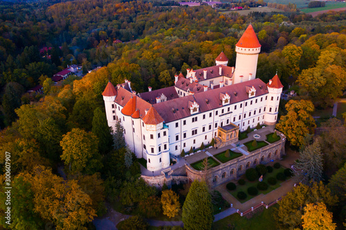 Medieval Konopiste Castle in Czech Republic