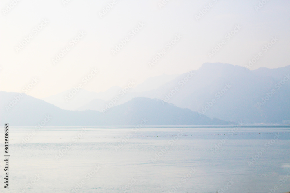 Foggy seascape, perfect background Foggy seascape, perfect background
