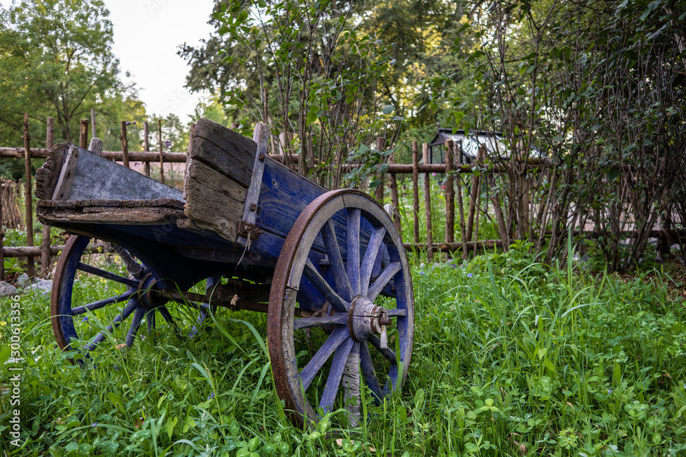 Old wooden cart