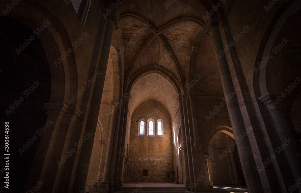 Fototapeta premium Inside deserted Abbey