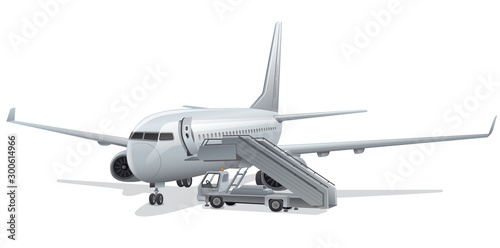 jet passenger airplane