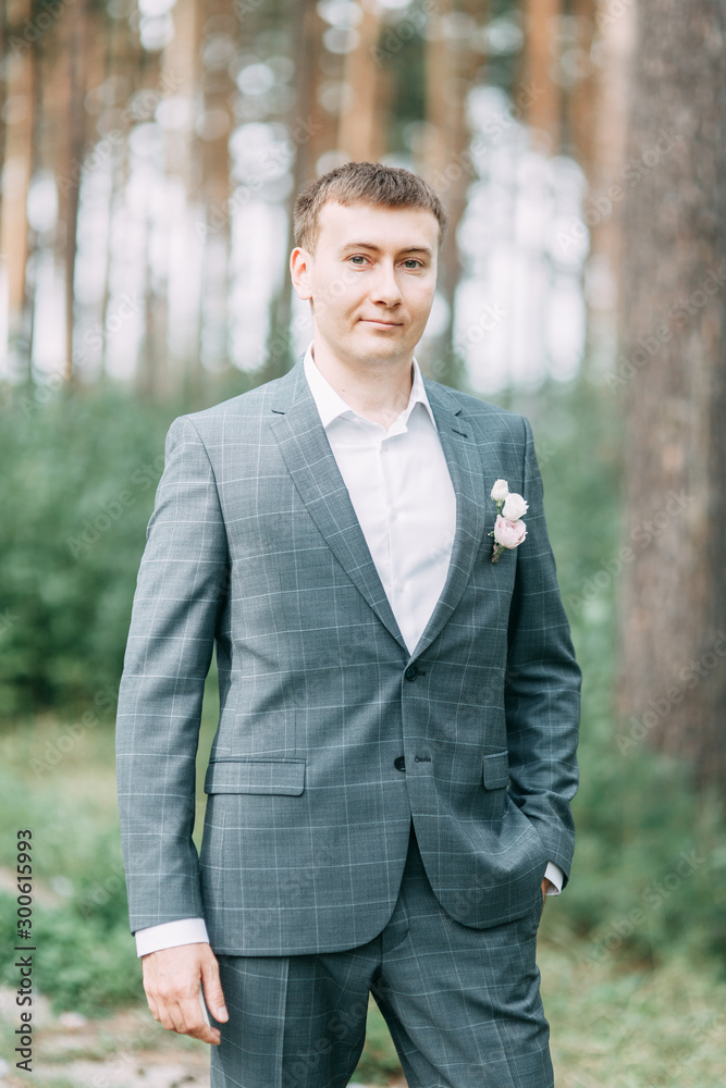 European wedding in the hotel. Gathering the groom in the interior Studio. European wedding in the hotel. Gathering the groom in the interior Studio.