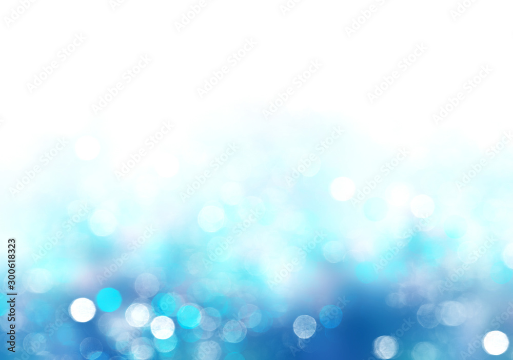 Obraz premium Blue blurred christmas holiday background,winter texture.