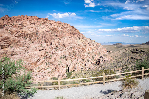 Photography Trail Overlook in Red Rock Canyon - Las Vegas, Nevada, USA