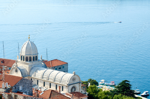 The Cathedral of St. James in Sibenik, important architectural monument of the Renaissance in Croatia.