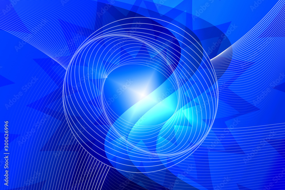 Fototapeta premium abstract, blue, wave, wallpaper, design, light, curve, illustration, backgrounds, graphic, backdrop, digital, line, pattern, lines, motion, waves, art, texture, flow, water, swirl, gradient, white