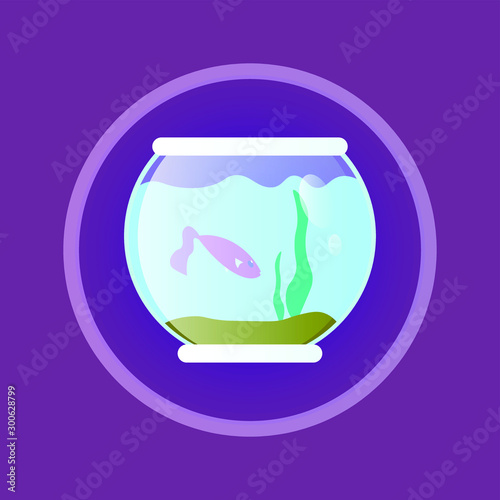 fish in fishbowl