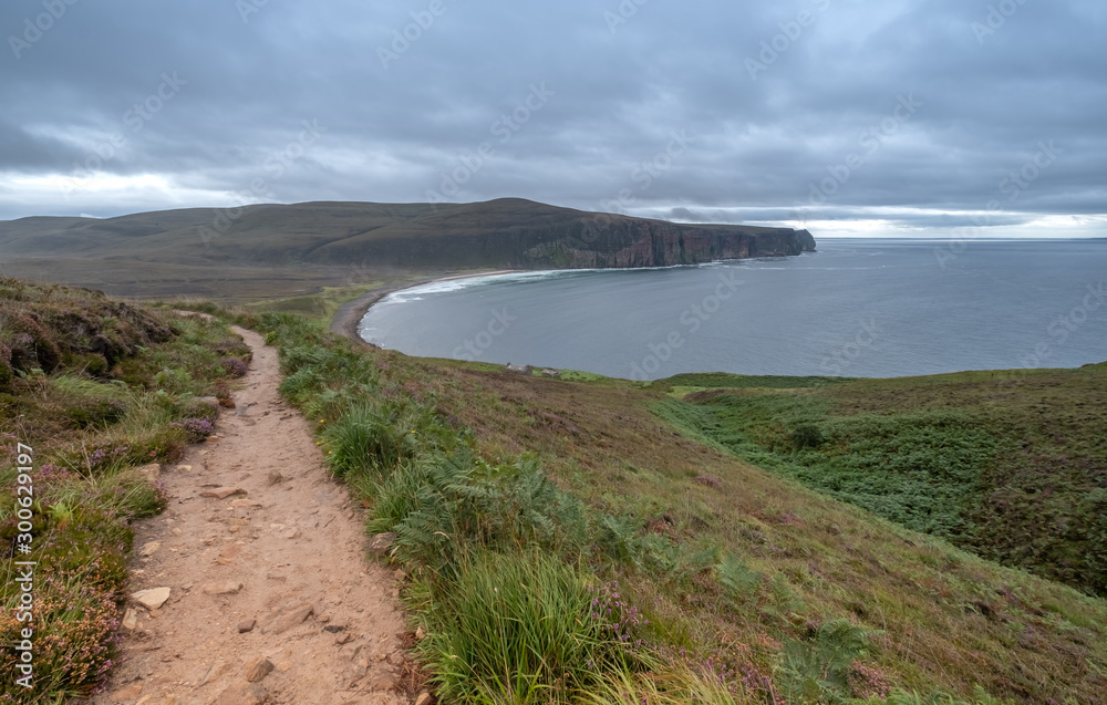 Rackwick Bay, a crofting township on the island of Hoy and considered one of the most beautiful places in Orkney, Scotland