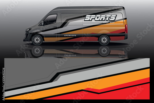 Van car Wrap design for company