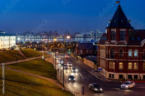evening view of Kazan and the river