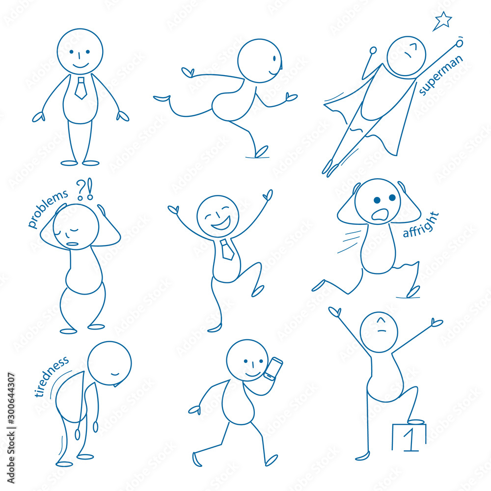 Basic Human Stick Figures Action Postures Poses Simple Black Stickman  Person Silhouette Symbol Sign SVG PNG Icons Stick Figure Bundle Vector -  Etsy Norway