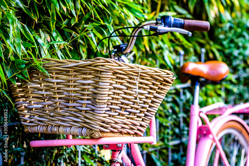 old bike at an old town in austria