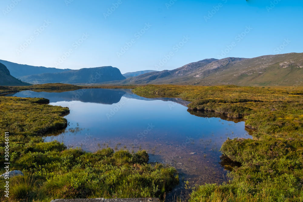 Gorgeous landscapes in the far north of the Scottish highlands along the iconic NC500 coastal route Gorgeous landscapes in the far north of the Scottish highlands along the iconic NC500 coastal route