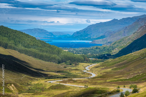 Loch Maree Viewpoint, Beinn Eighe and Loch Maree National Nature Reserve, one of the Scottish Highlands Jewels photo