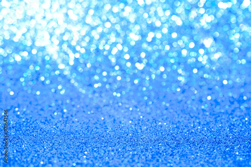 blue glitter abstract background 