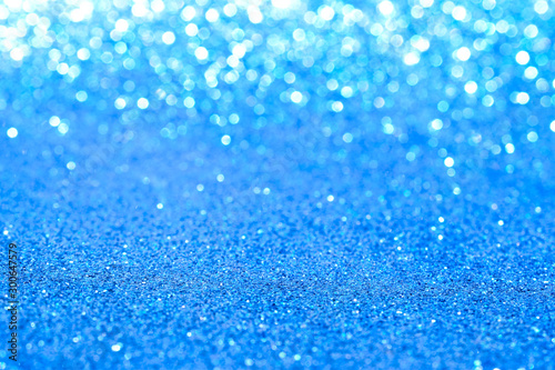 blue glitter abstract background 