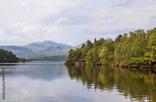 Picturesque Loch Catherine Lake. Sterling. Scotland. United Kingdom © aphonua