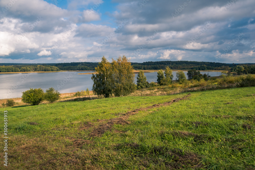 Pozezdrze lake at autumn, Warminsko- Mazurskie, Poland Pozezdrze lake at autumn, Warminsko- Mazurskie, Poland