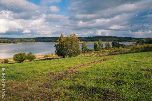 Fototapeta Naklejka Na Ścianę i Meble -  Pozezdrze lake at autumn, Warminsko- Mazurskie, Poland