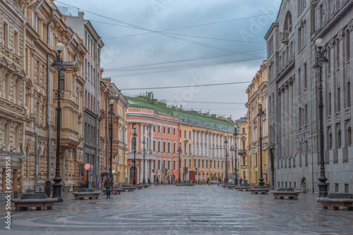 Nevsky prospekt - the main street of St. Petersburg photo