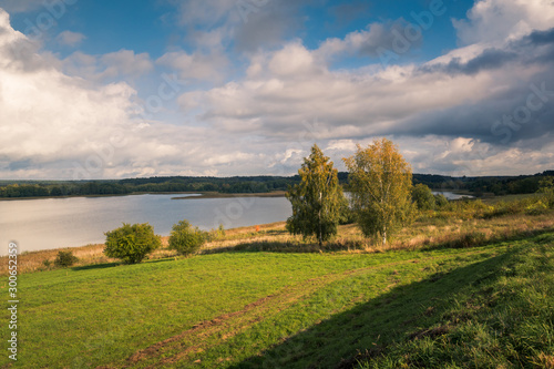 Fototapeta Naklejka Na Ścianę i Meble -  Pozezdrze lake at autumn, Warminsko- Mazurskie, Poland