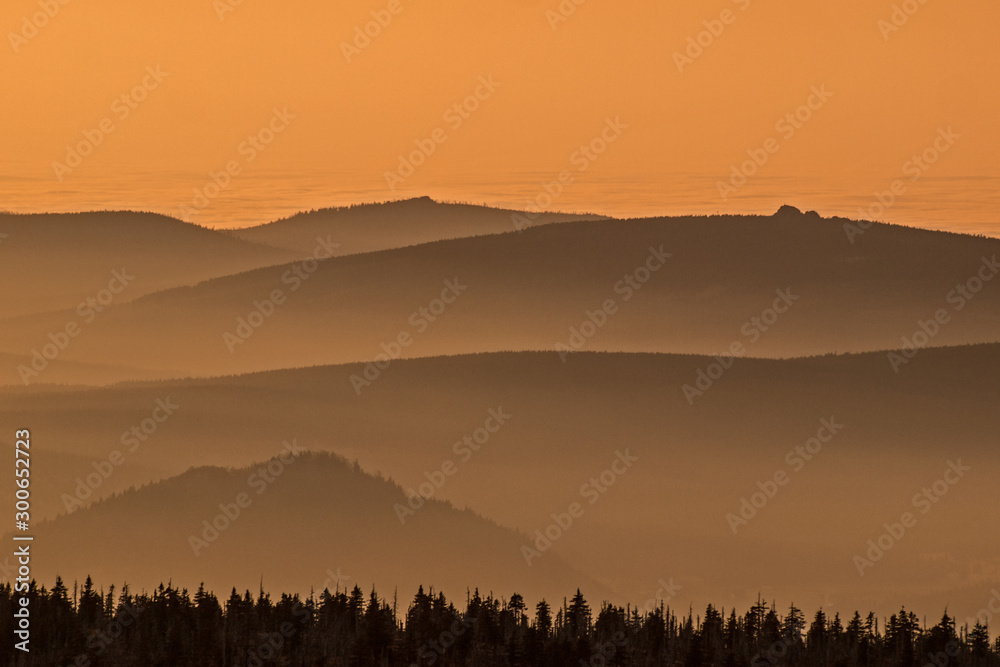 Obraz premium Góry Izerskie