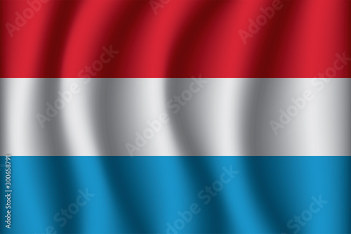 Free Download Waving Flag of Luxembourg. Luxembourg Icon vector illustration eps10. - GFXLoad