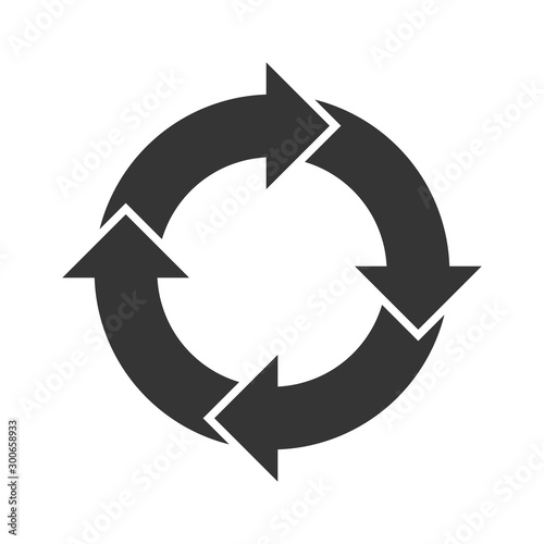 Circle arrow - vector.