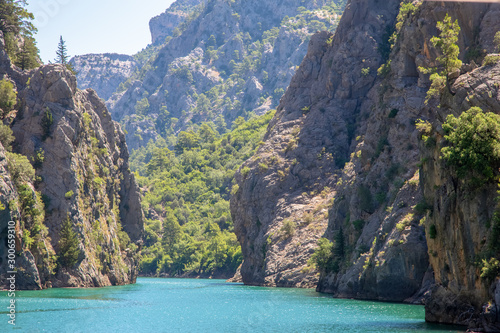 Green canyon at Turkey - nature travel background