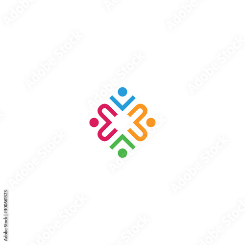 group logo vector image inspiration