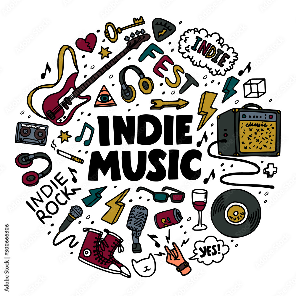 Indie Music Drawing indie-music-drawing