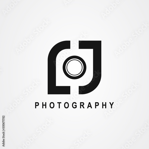 Letter lj or initial lj for photography logo design