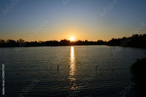 Sunset at the lake