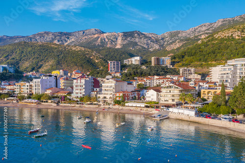 Fototapeta Naklejka Na Ścianę i Meble -  Aerial photo of the Adriatic coastline