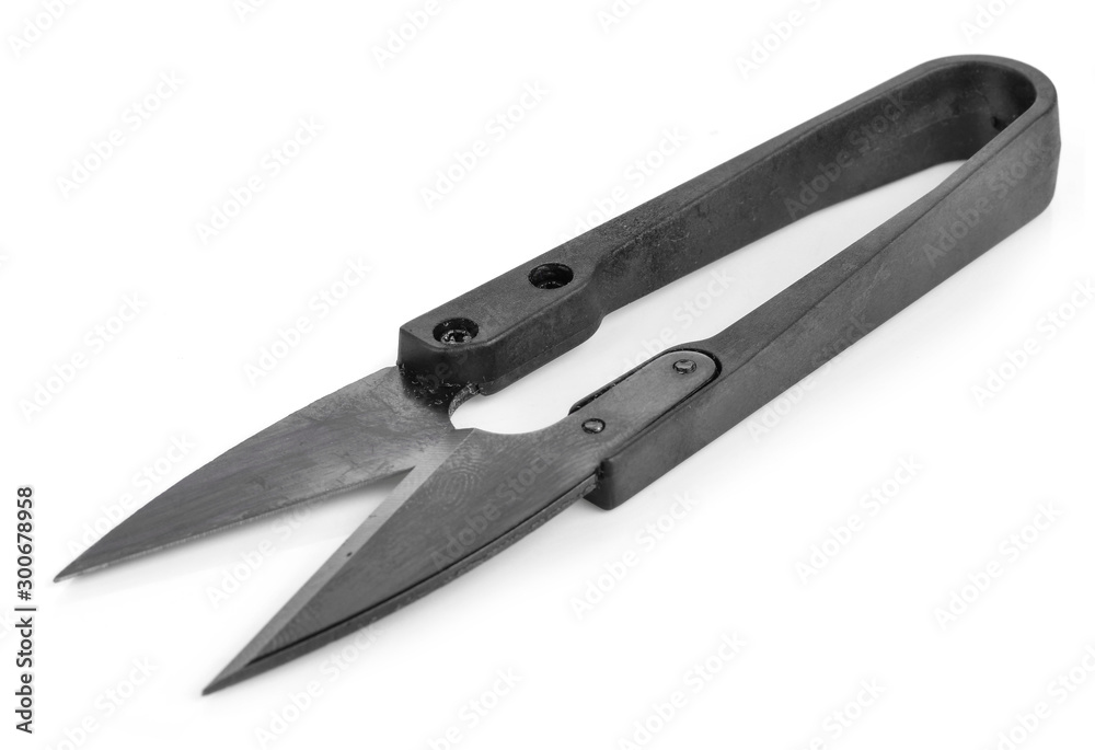 Scissors cut on a white background. Scissors cut on a white background.