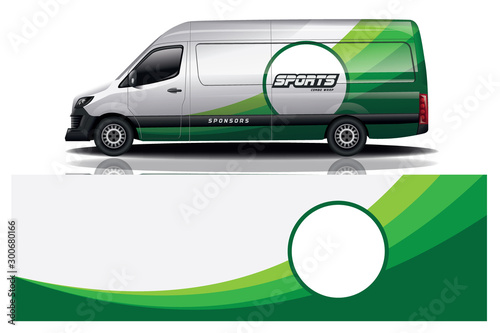 Van car Wrap design for company