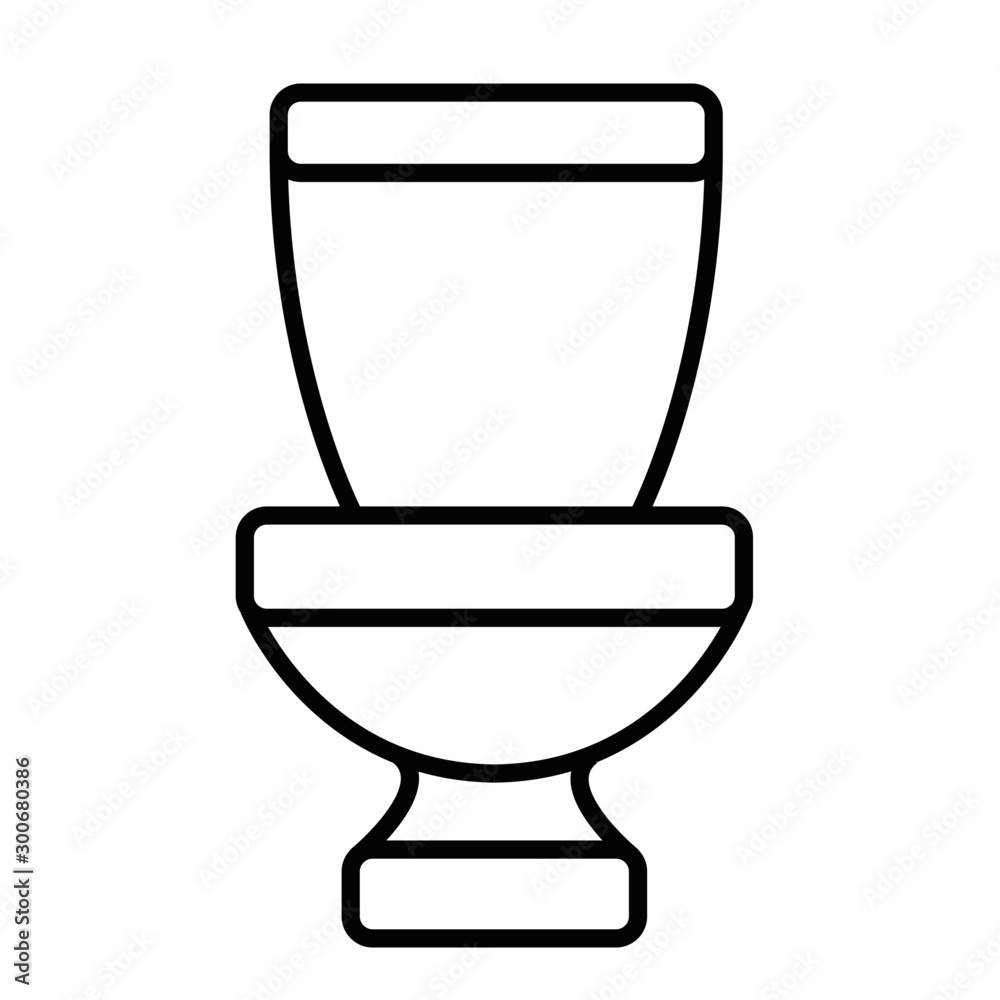 Toilet icon vector illustration isolated Toilet icon vector illustration isolated