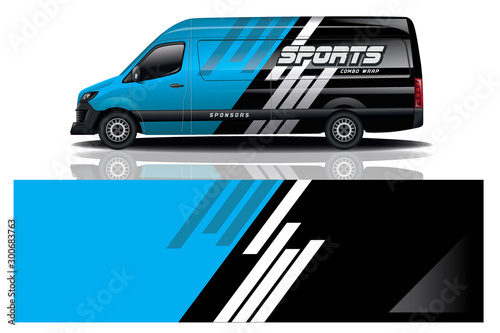 Van car Wrap design for company