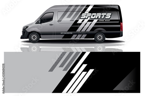 Van car Wrap design for company