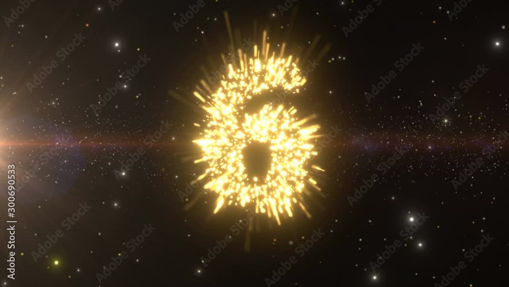 countdown big bang timer particles
