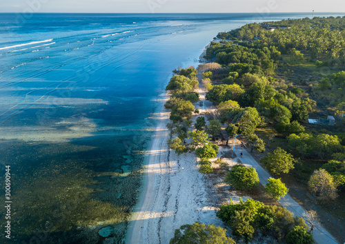 Birdseyeview from Gili Trawangan