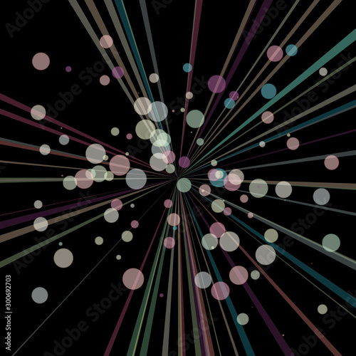 Colorful Lines Random Distribution Computational Generative Art background illustration